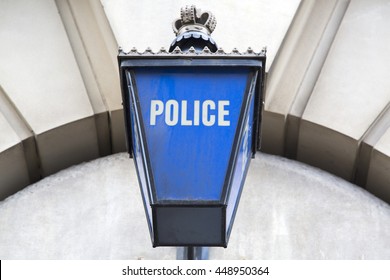 Police Station Sign; England; UK