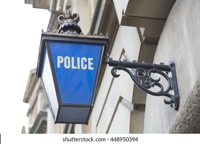 Police Station Sign; England; UK