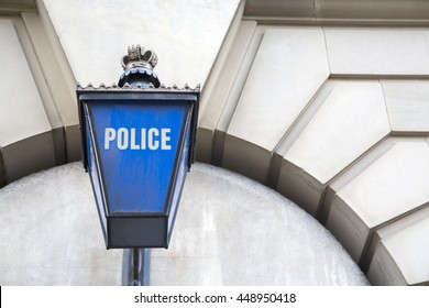 Police Station Sign; England; UK