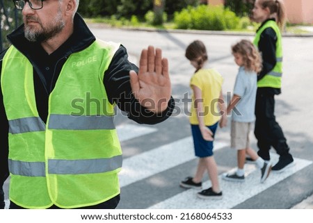 Image, Stock Photo Cross on the road from Dingl, Northern Ireland