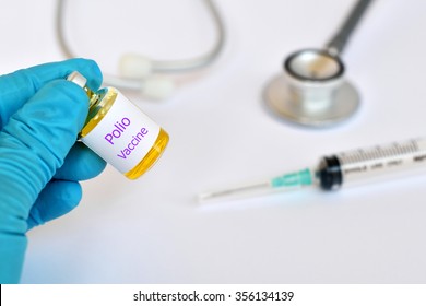 Polio Vaccine With Syringe
