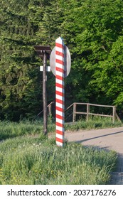 Polish Border Post At Tripoint Of Slovak, Czech Republic, And Poland.