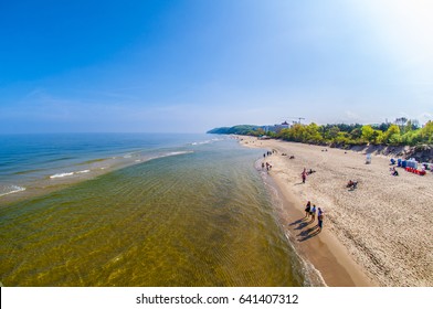 Polish Coast - City Of Miedzyzdroje - Baltic Sea (fish-eye)