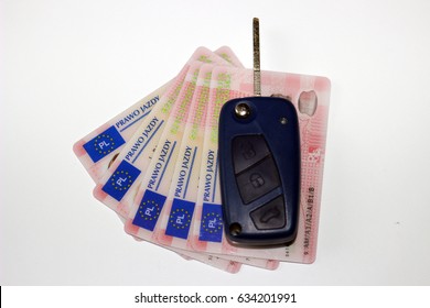 Polish Driving License / Polish Driving License And Car Key