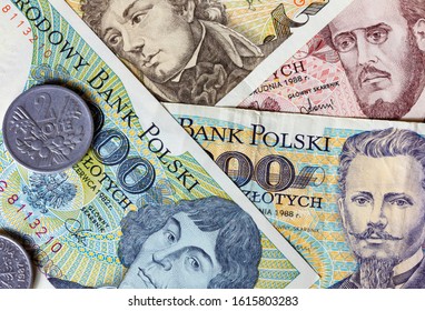 Polish Old, Communistic Notes, Money From The Former Peoples Republic Of Poland.