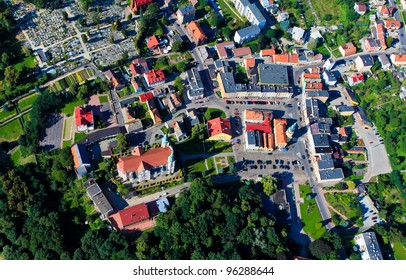  Polish  Otmochow town from the sky
