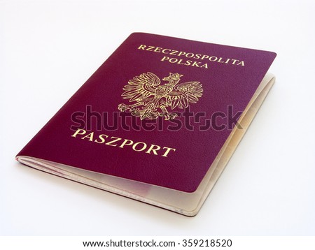 Polish red passports.