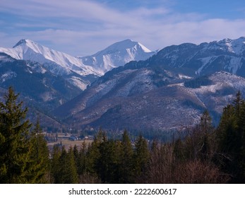 Polish Tatra Mountains In Winter