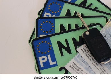 Polish Vehicle Documents, Driving License, License Plates