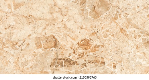 Polished Brown marble. Real natural marble stone texture and surface background. Natural breccia marbel tiles for ceramic wall and floor, Emperador premium glossy granite slab stone.