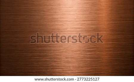 Polished metallic surface with subtle linear grooves reflecting ambient light softly