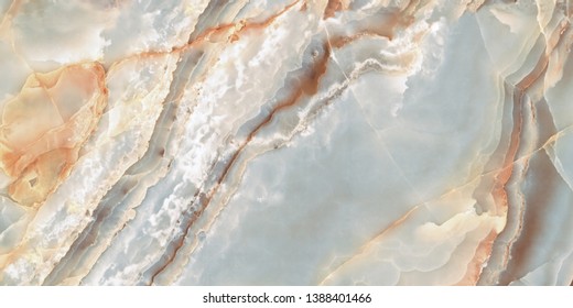 polished onyx marble with high resolution, Aqua tone emperador natural breccia stone agate surfaces, exotic semi precious Onice modern Italian marbel, quartzite structure slice mineral macro closeup.