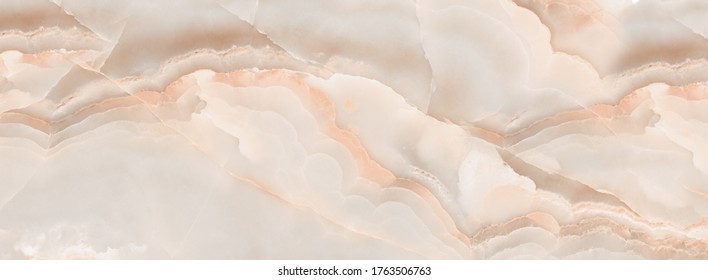 polished onyx marble with high resolution, ivoy tone emperador natural breccia stone agate surfaces, exotic semi precious Onice modern Italian marbel, quartzite structure slice mineral macro closeup.