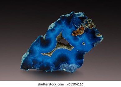 Polished Shattuckite From Tantara Mine, Congo. 