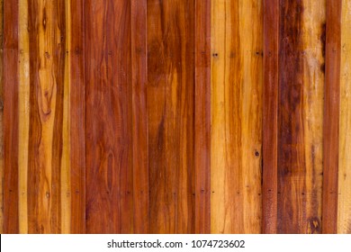 Polished Wooden Surface Texture. Warm Brown Timber Texture Macro Photo. Natural Wood Background. Laquered Lumber Board. Natural Timber Surface. Wooden Table Top View. Lumber Plank Floor