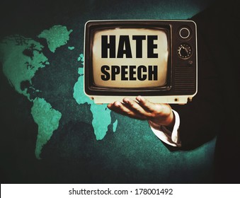 political hate speech in tv - Powered by Shutterstock