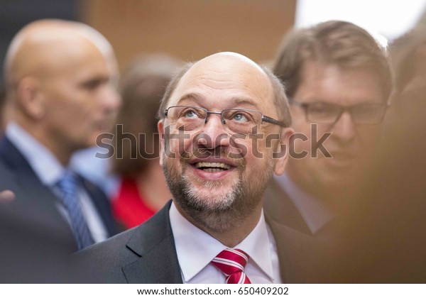 Politician Candidate Chancellor Martin Schulz Kanzlerkandidat Stock Photo Edit Now