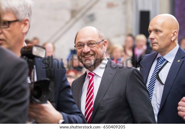 Politician Candidate Chancellor Martin Schulz Kanzlerkandidat Stock Photo Edit Now