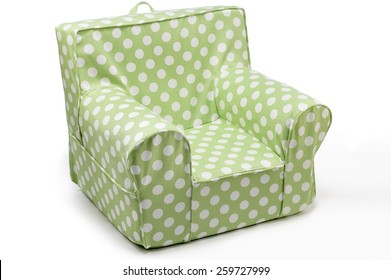 Polka Dot Chair Objects Stock Image 259727999