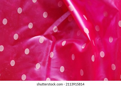polka dot pattern on plastic material
