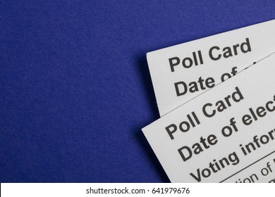 Poll Card For The UK General Election