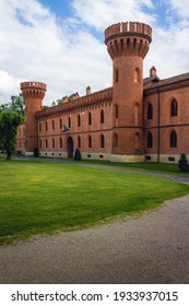 Pollenzo, Italy - June 12, 2020: Exterior View Of The Castle Of Pollenzo, Italy, On June 12 2020; Also Known For Its University Of Gastronomic Sciences, Founded By The Slow Food Movement