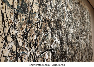 Pollock Painting On The Wall