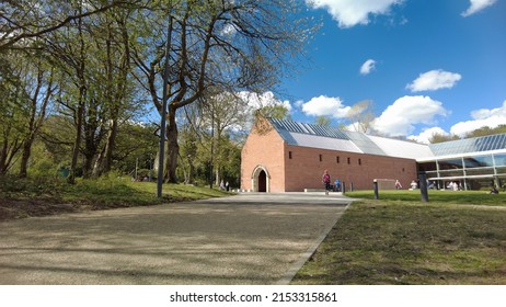 Pollok Park, Glasgow, Scotland; 19th April 2022: The Newly Refurbished Building Holding The Burrell Collection. A Large Collection Of Art And Antiques.