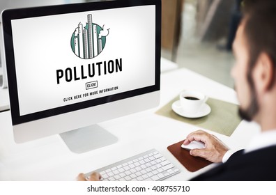 Pollution Emission Fog Hazard Mist Pollute Smog Concept