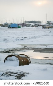 Pollution From Oil Industry On The North Slope Of Alaska