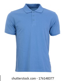 camisa polo celeste