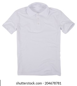 Polo shirt isolated on a white background.