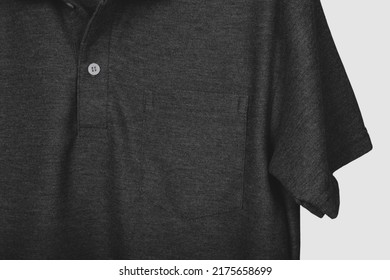 Polo Shirt Mockup Template With Pocket With Copy Space For Your Logo Or Graphic Design