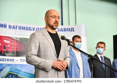 Poltava, Ukraine - 28 July, 2020: Prime Minister Of Ukraine Denys Shmyhal  At The International Economic Forum