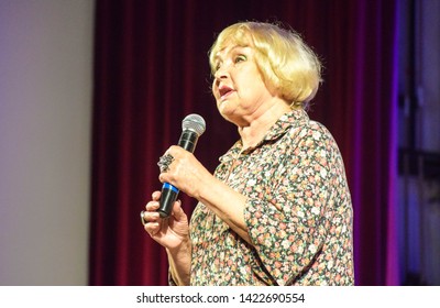 POLTAVA, UKRAINE - 7 JUNE, 2019: Creative Evening Of Ada Rogovtseva At The II International Poetry Festival «Meridian Poltava»