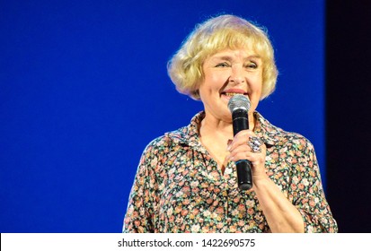 POLTAVA, UKRAINE - 7 JUNE, 2019: Creative Evening Of Ada Rogovtseva At The II International Poetry Festival «Meridian Poltava»