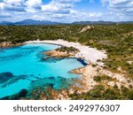 Poltu Di Li Cogghj beach or Del principe beach, Sardinia island, Italy