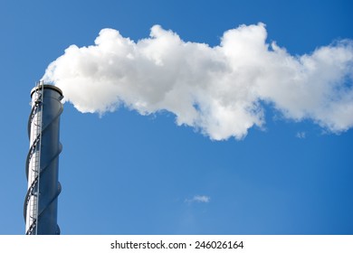 Polution - Chimney Poluting The Air