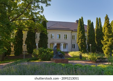 POLVA, ESTONIA - JULY 15, 2021: Local Music School