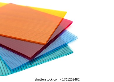 Polycarbonate plastic sheets panels image. PC hollow sheet for translucent roofing.