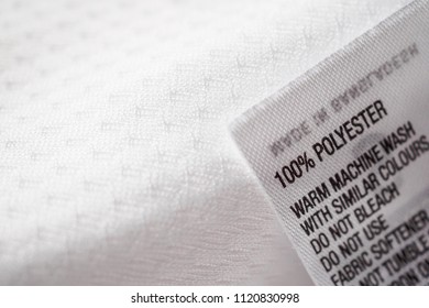 Laundry Care Instruction Label Sewn Onto Stock Photo (Edit Now) 1531666946