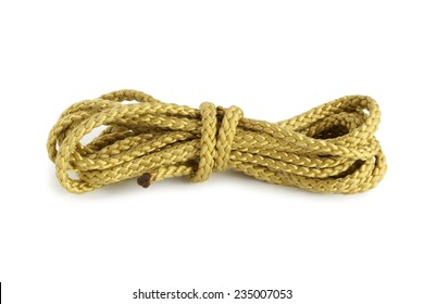 Polyester Rope Isolated On White Background