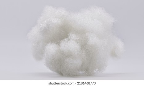 polyester, silicone or glass fiber, a synthetic fiber made with ethylene, a thermoplastic polymer, by a process called polymerization - Shutterstock ID 2181468773