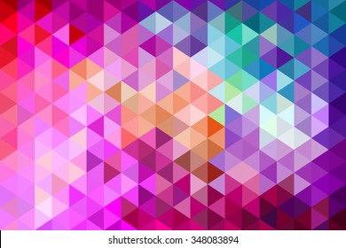 Polygon. Colorful Modern Low Poly Abstract Background