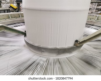polypropylene plastic woven fabric production on circular loom machine 