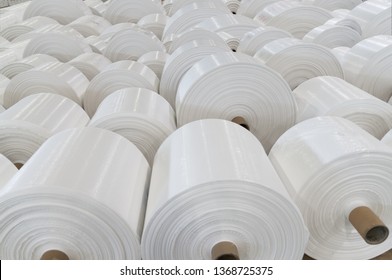 Polypropylene rolls for packaging. Best used for promoting chemical products and recycled products.