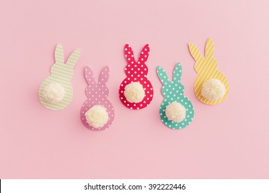 Pom Pom Easter Bunny Craft