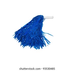 Pom pom used for cheering on the team of choice hanging downward - path included