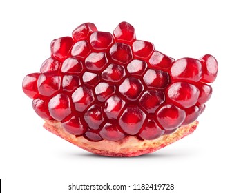 Pomegranate. Pomegranate isolated on white background. With clipping path. Full depth of field. - Powered by Shutterstock