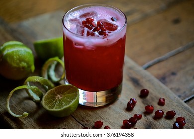 Pomegranate Lime Margarita 